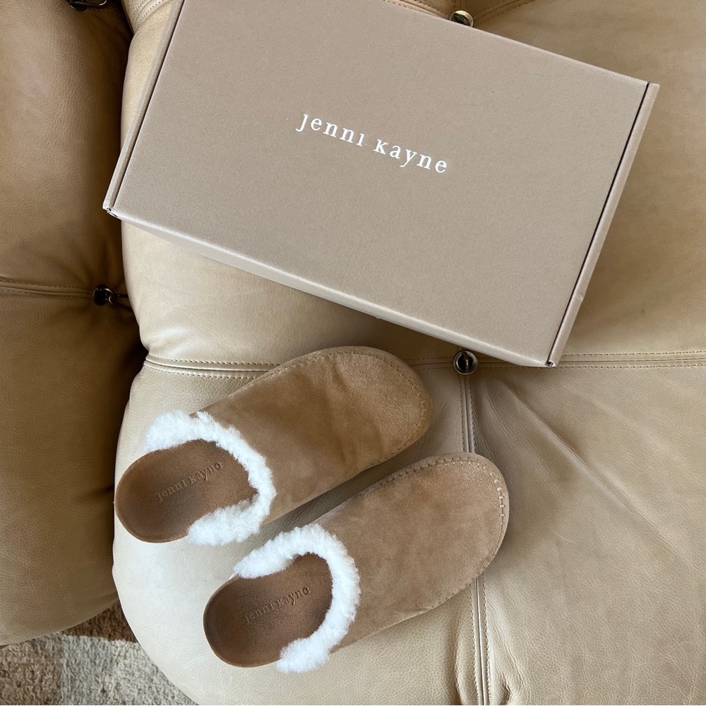 Jenni Kayne Shearling-Lined Moc Clog Size 39